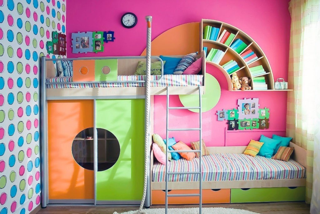 Интерьер детской комнаты в стиле поп арт