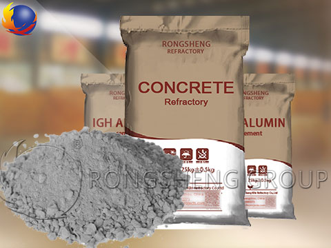 Refractory Concrete Material Applied to Kilns and Furnaces