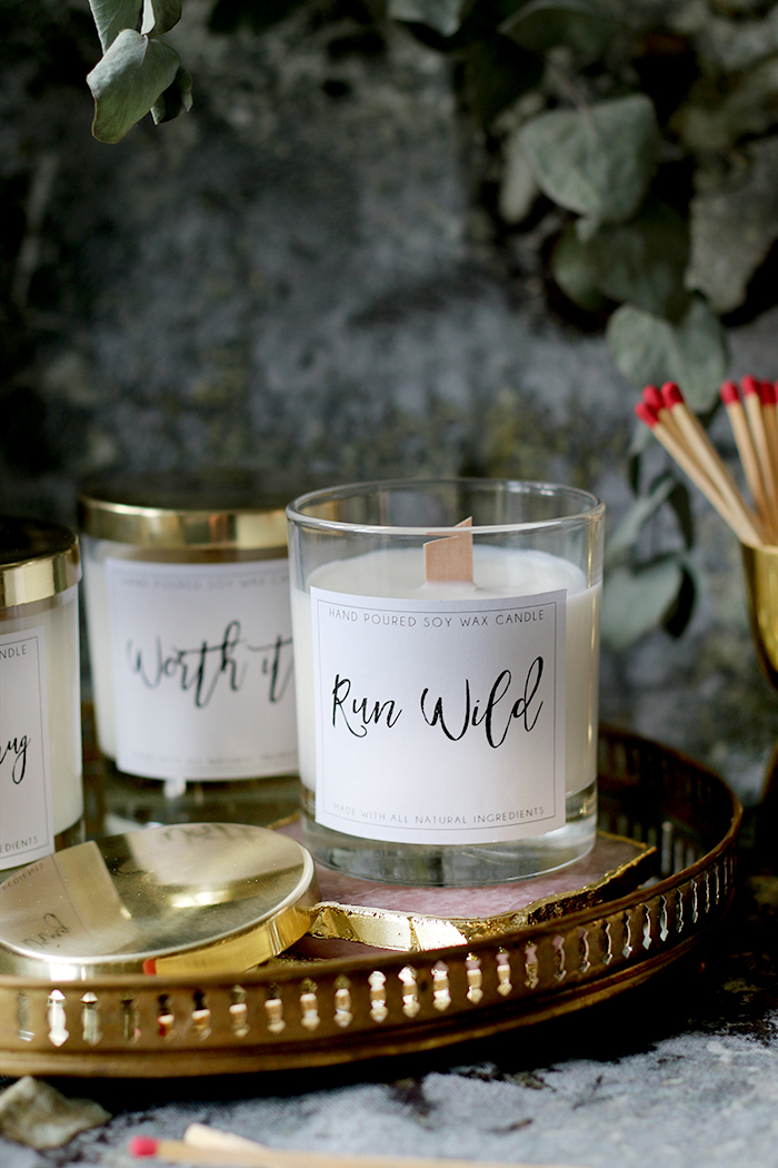 DIY Wood Wick Candles Made from Soy Wax and Essential Oils with Free Printable Labels (5)